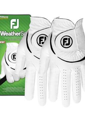 Mens Golf Glove Left Hand Breathable Mesh Soft Grip Cadet Size Adjustable Fit